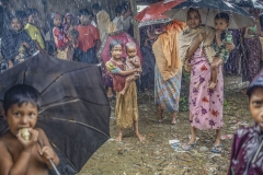 Monsoon in Rohingya camp