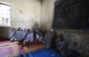 MAIDUGURI, NIGERIA-JUNE, 2014: Because all the public schools are closed. The children have to go to madrassas. (Photo by Veronique de Viguerie/Reportage by Getty Images)