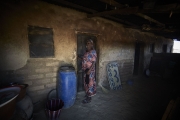 CHIBOK, NIGERIA-JUNE, 2014: Salome is at the door of her daughter Salome's bedroom kidnapped the 14th of April. (Picture by Veronique de Viguerie/Reportage by Getty Images).