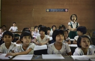 SITTWE, MYANMAR- JUNE, 2015: A rahkine classroom in Sittwe city. (Picture by Veronique de Viguerie/Reportage by getty Images).
