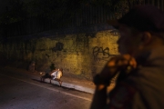 MANILA, PHILIPPINES - OCT, 2016: Police on a drug related crime scene. (Picture by Veronique de Viguerie/ Reportage by Getty Images).
