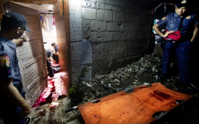 MANILA, PHILIPPINES - OCT, 2016: Four were killed in what seemed to be a Shabu session. (Picture by Veronique de Viguerie/ Reportage by Getty Images).