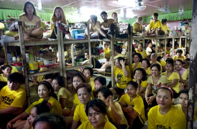 MANILA, PHILIPPINES - OCT, 2016: Women Jail in Quezon City. Made for 56 and now has 911 inmates. (Picture by Veronique de Viguerie/ Reportage by Getty Images).