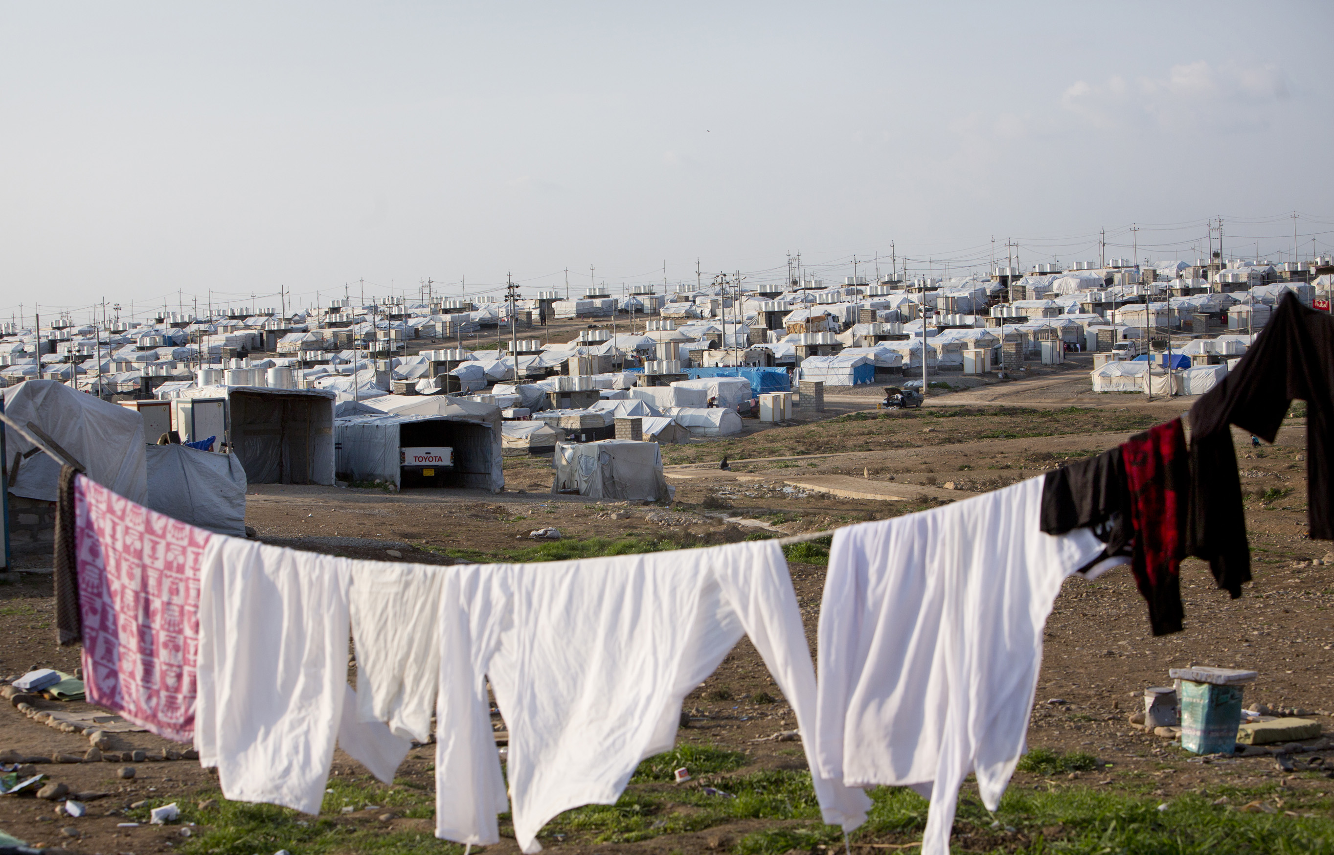 DOHUK, KURDISTAN- FEBRUARY, 2016: Au camp de Kankhe il n'y a que des dÃ©placÃ©s YÃ©zidis. (Picture by Veronique de Viguerie/ Reportage by getty Images).