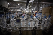 ST JOHN'S, NEWFOUNDLAND-JUNE, 2014: Usine de fabrication de l'Iceberg Vodka a Saint Jean. Iceberg Vodka factory in St John's. (Picture by Veronique de Viguerie/Reportage by Getty Images).