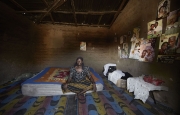 CHIBOK, NIGERIA-JUNE, 2014:  Naomi in her daughter's bedroom Moda who was kidnapped on the 14th of April. (Picture by Veronique de Viguerie/Reportage by Getty Images).