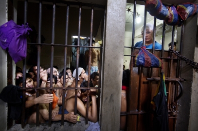 MANILA, PHILIPPINES - OCT, 2016: Overcrowded cell in a Police station in Quezon City. (Picture by Veronique de Viguerie/ Reportage by Getty Images).